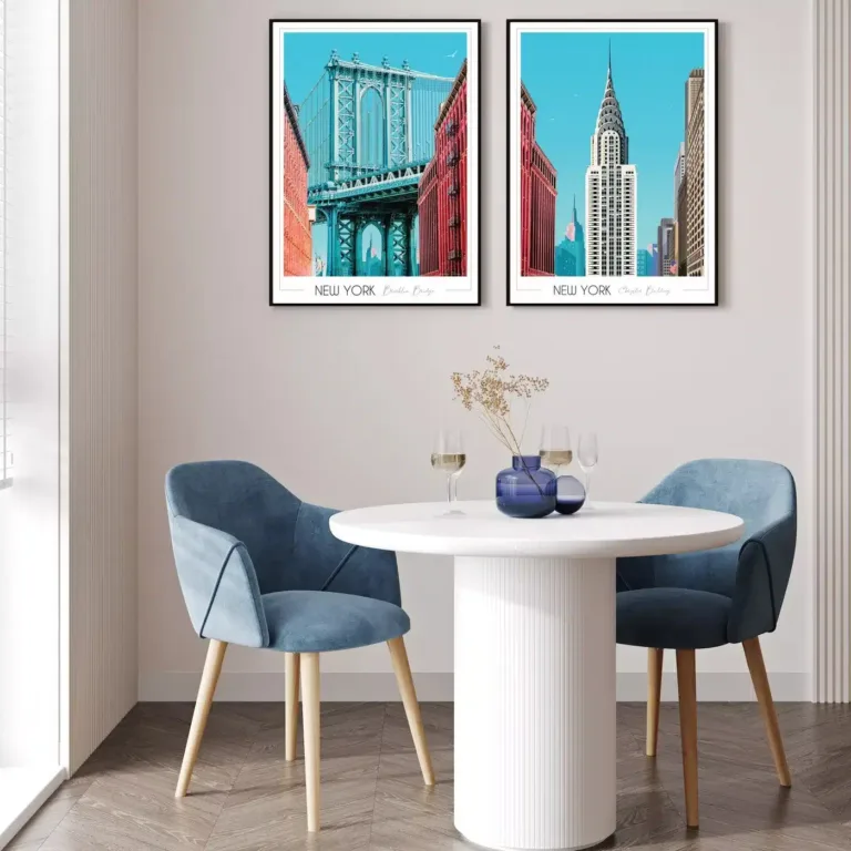Foliove - Affiche New York Chrysler Building – 50x70 cm (B2)