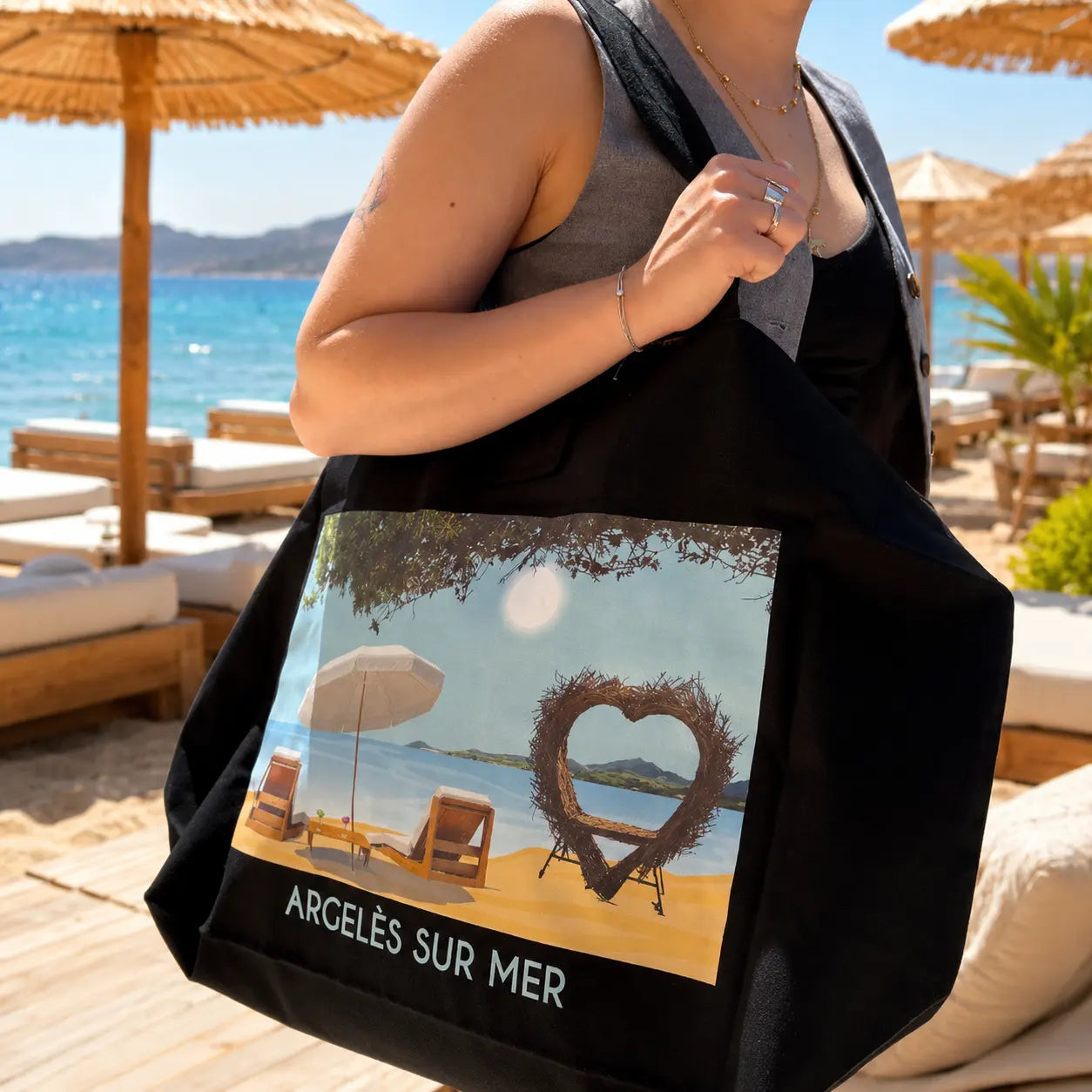 Cabas Argeles sur mer Foliove 1 Foliove - Cabas XXL Argeles-sur-mer