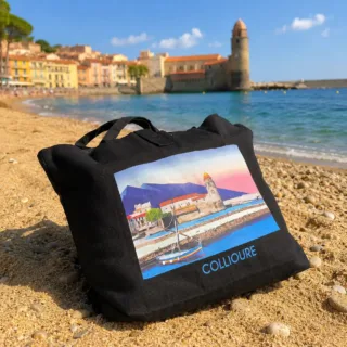 Cabas XXL Collioure par la marque Foliove Foliove - Cabas XXL Collioure