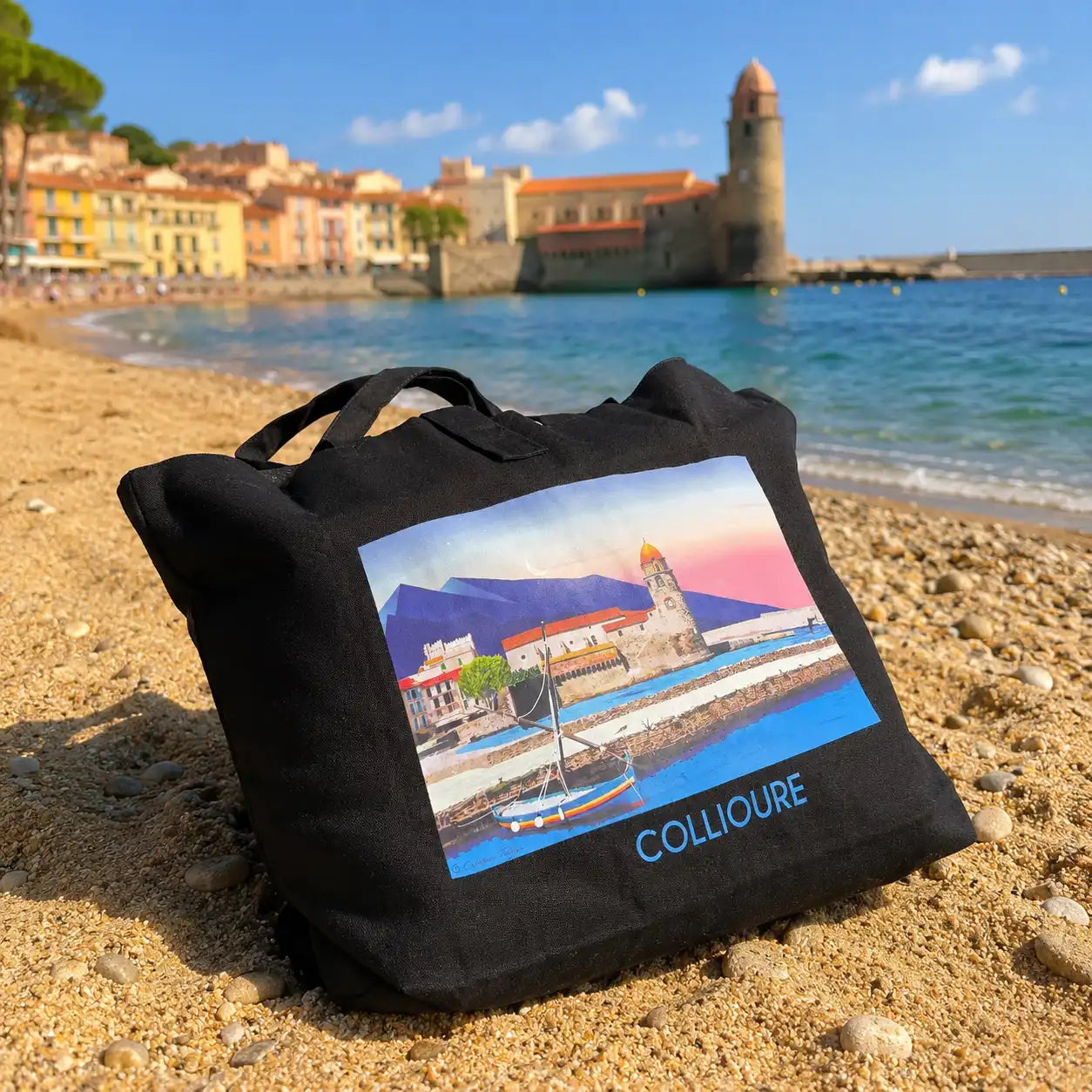 Cabas Collioure port Foliove 2 Foliove - Cabas XXL Collioure