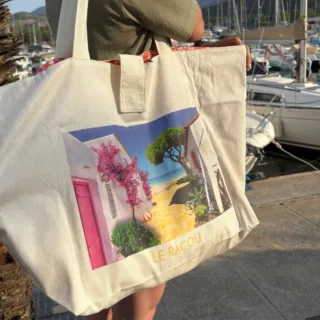 Cabas XXL Le Racou par la marque Foliove Foliove - Cabas XXL Le Racou