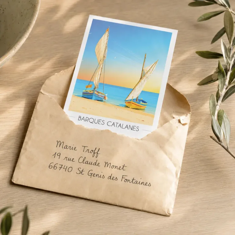 FOLIOVE - Carte postale Barques Catalanes