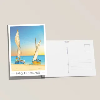 Foliove - Carte postale Barques Catalanes
