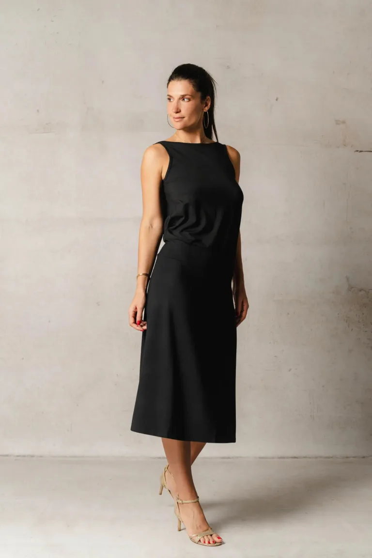 Thelma Rose - Robe noire dos nu Celia – 44 / Noir