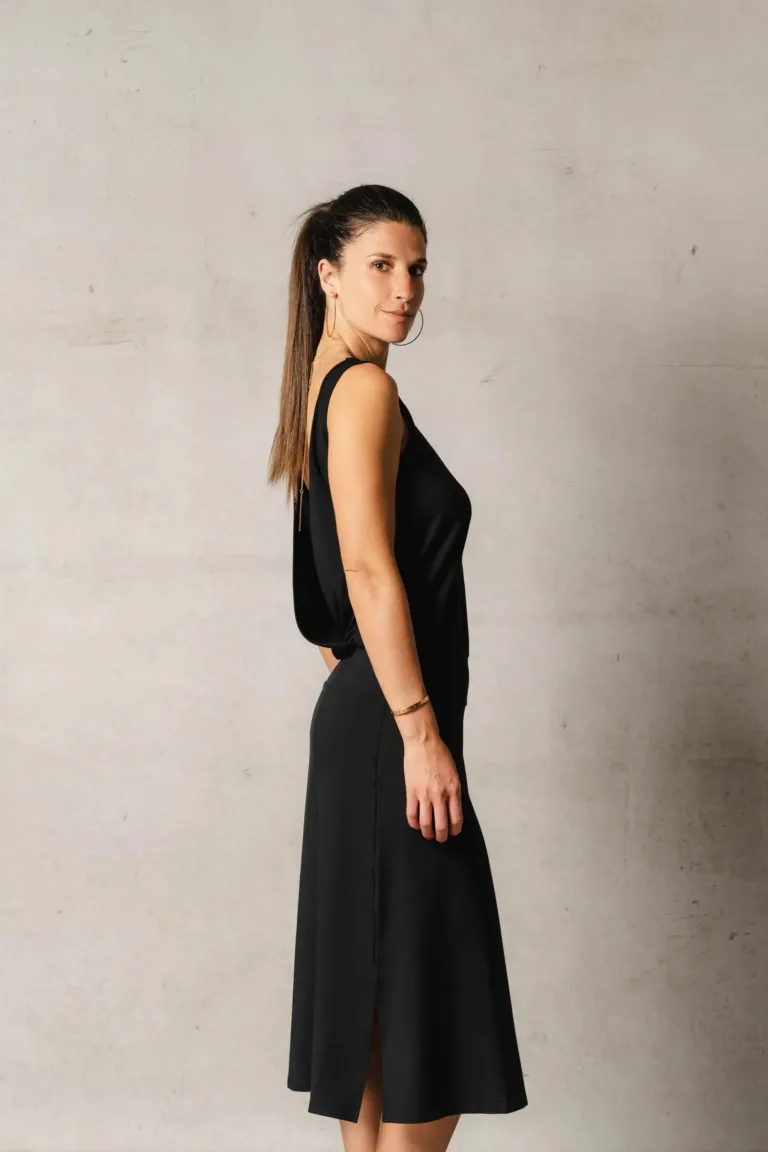 Thelma Rose - Robe noire dos nu Celia – 44 / Noir