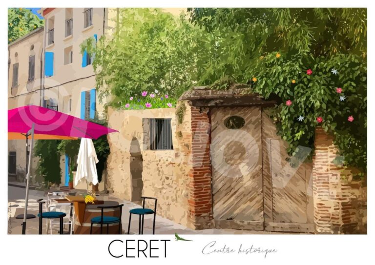 Foliove - Affiche de Céret – B0 (100 x 140 cm)