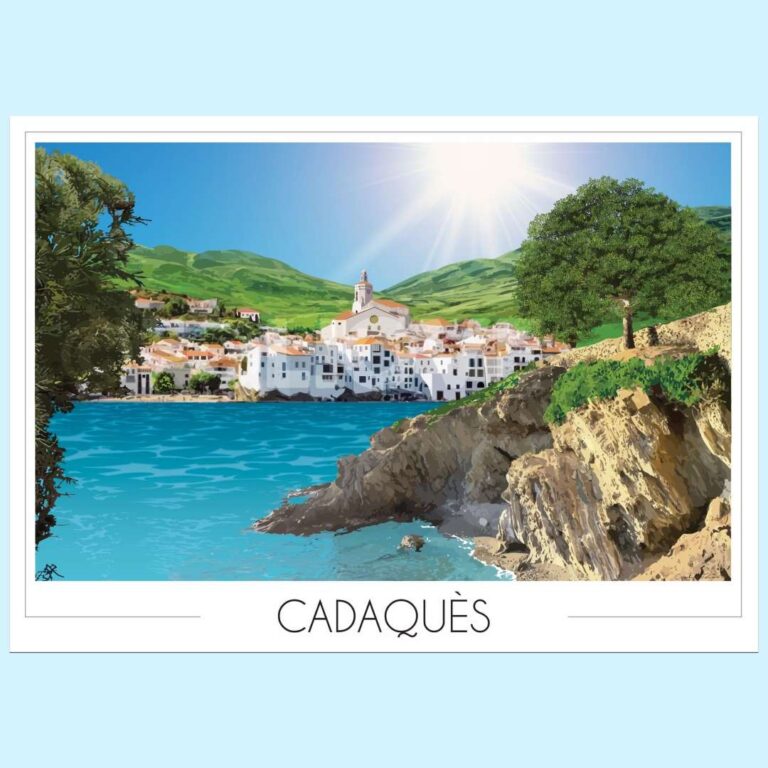 FOLIOVE cadaques 1 Foliove - Affiche Cadaqués – 50x70 cm (B2)