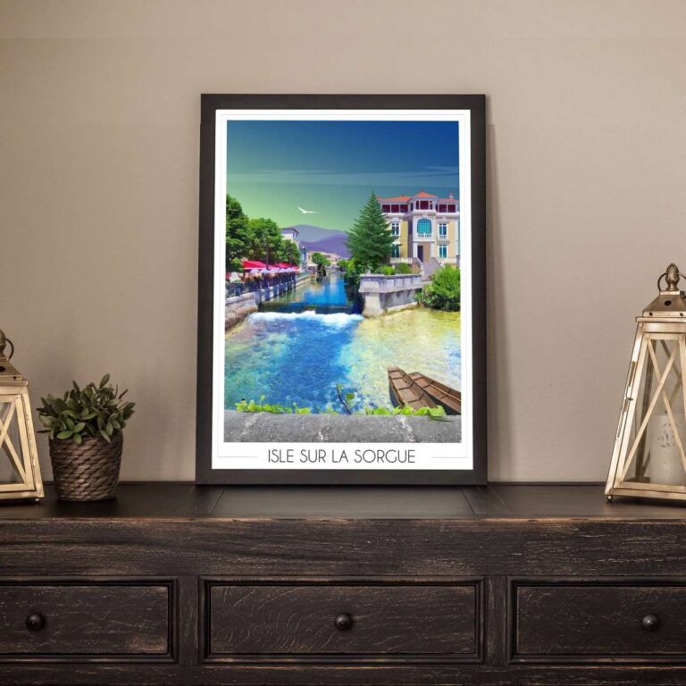 Foliove - Affiche L’Isle-sur-la-Sorgue – 50x70 cm (B2)