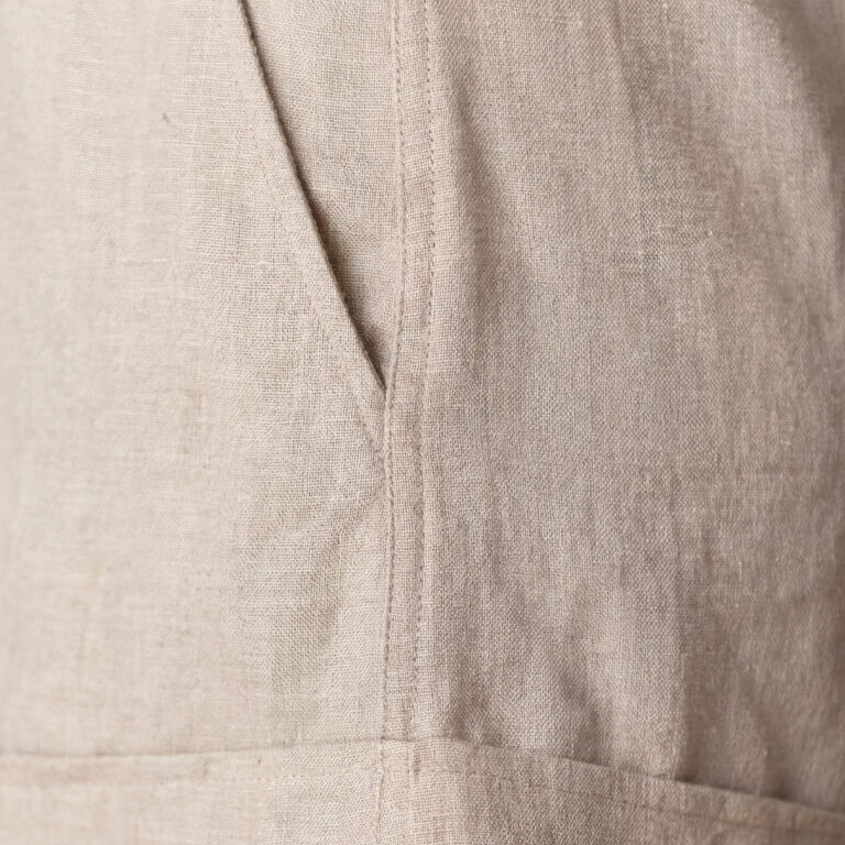 Le T-Shirt Propre - Le short 100% Lin Français - Homme – Beige / 2XL