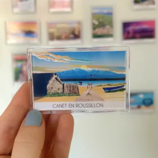 Magnet Canet en Roussillon par la marque Foliove Foliove - Magnet Canet en Roussillon