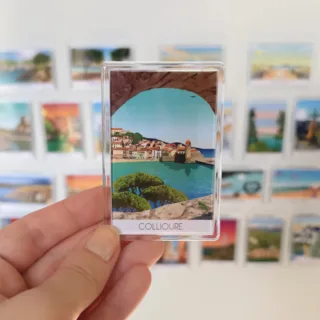 Magnet Collioure village de pecheurs par la marque Foliove Foliove - Magnet Collioure village de pecheurs