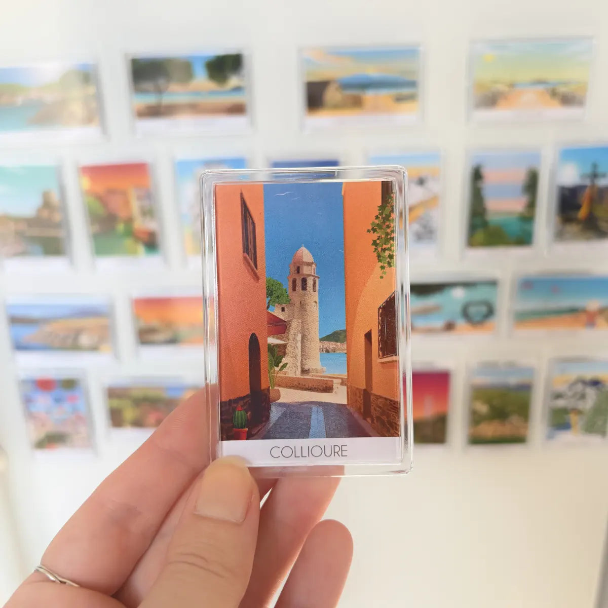Magnets Collioure clocher 3 Foliove - Magnet Collioure clocher