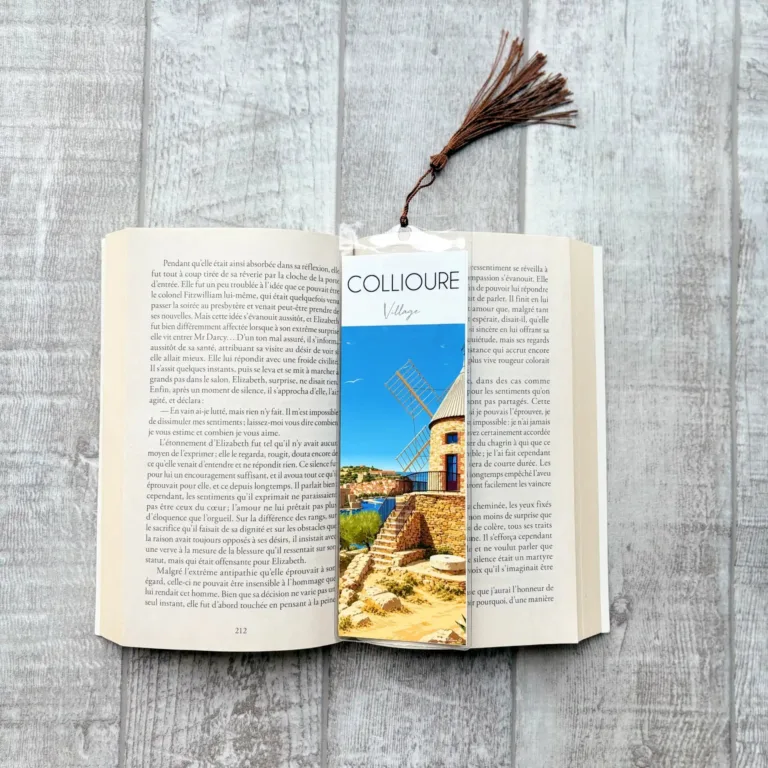 Marque page collioure moulin 2 FOLIOVE - Marque-pages Collioure Moulin de la Cortina