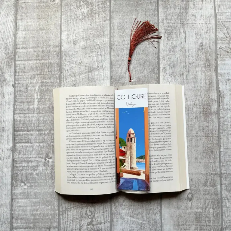 FOLIOVE - Marque-page Collioure clocher