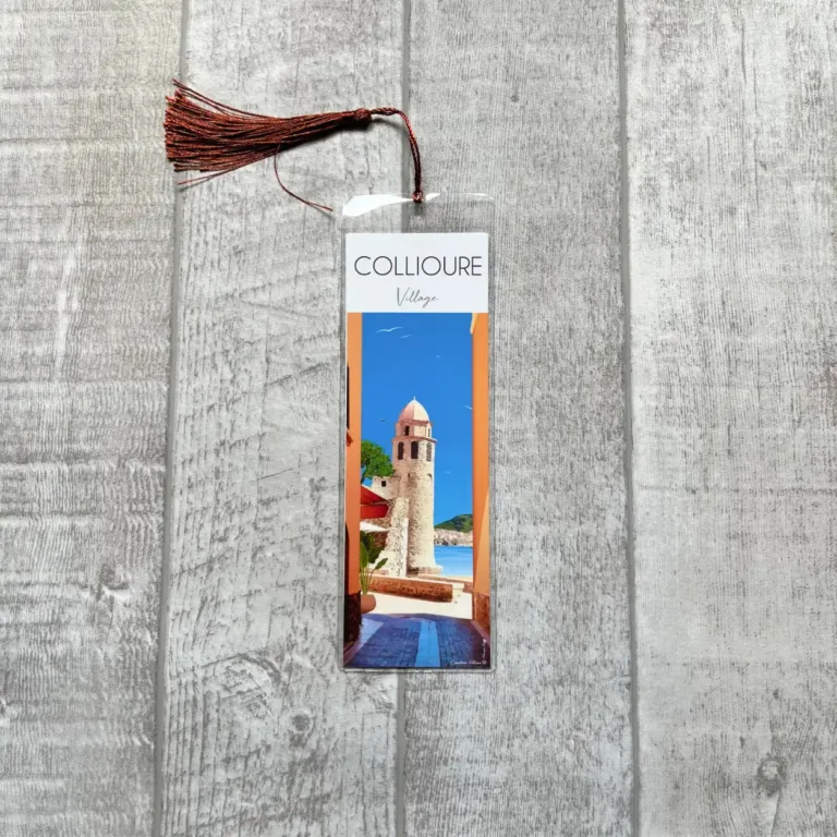 FOLIOVE - Marque-page Collioure clocher