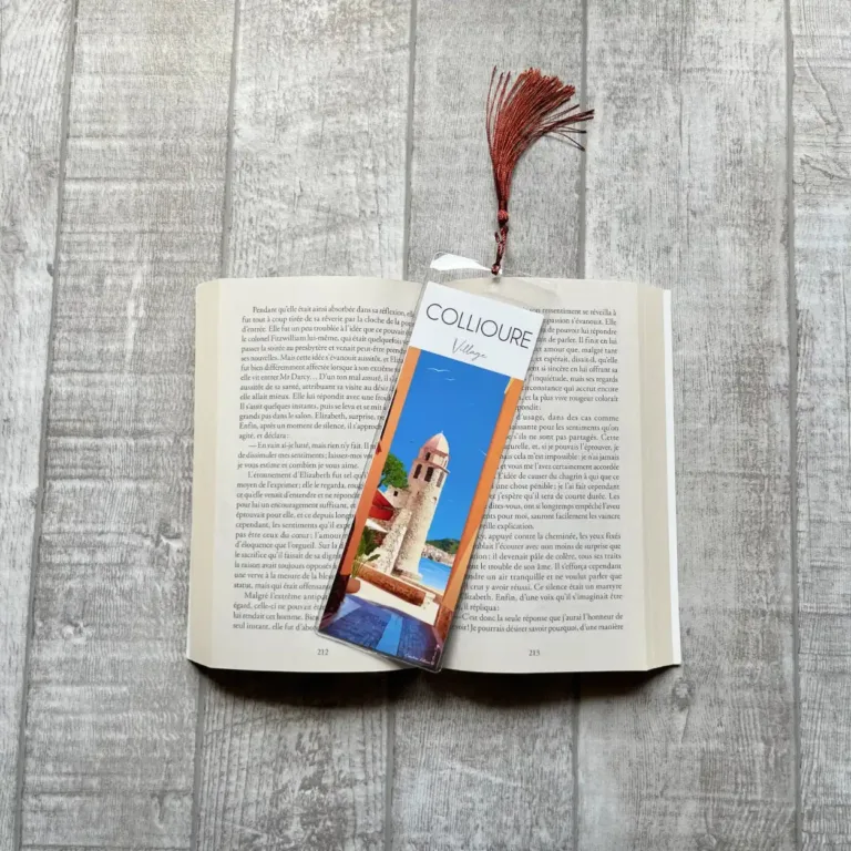 FOLIOVE - Marque-page Collioure clocher