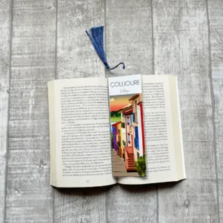 Marque-page Collioure village par la marque Foliove Foliove - Marque-page Collioure village