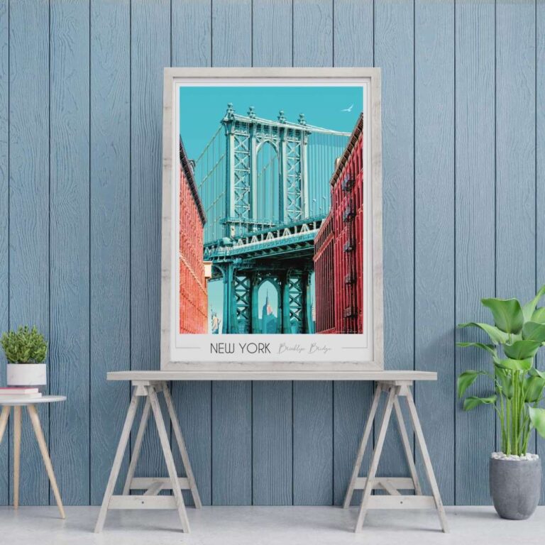 Foliove - Affiche New York – 50x70 cm (B2)