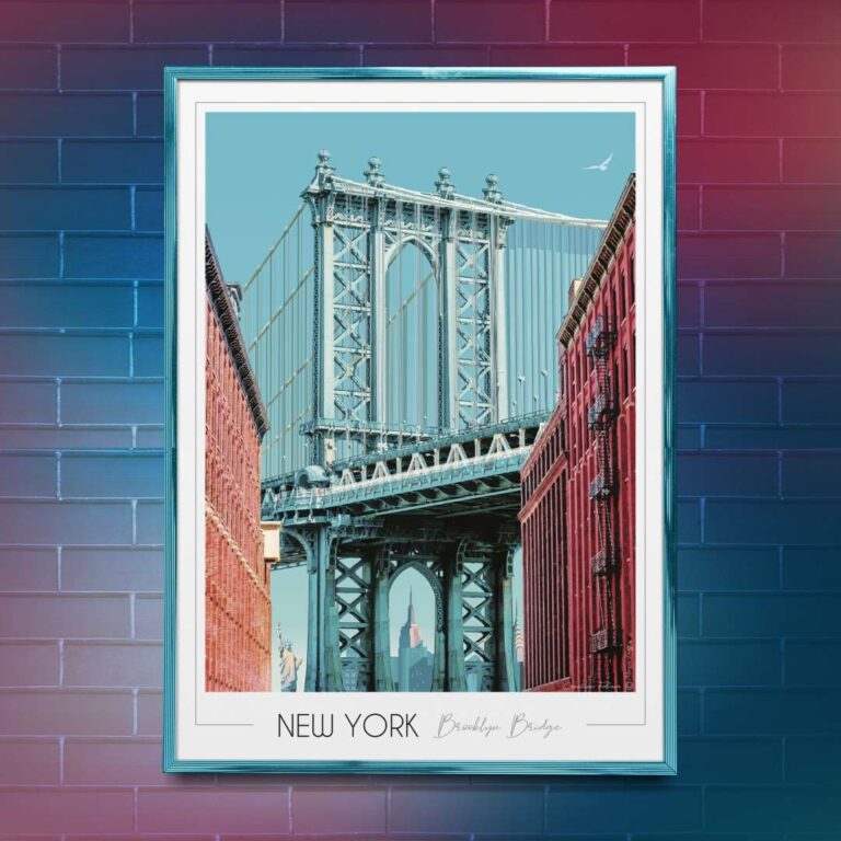 Foliove - Affiche New York – 50x70 cm (B2)