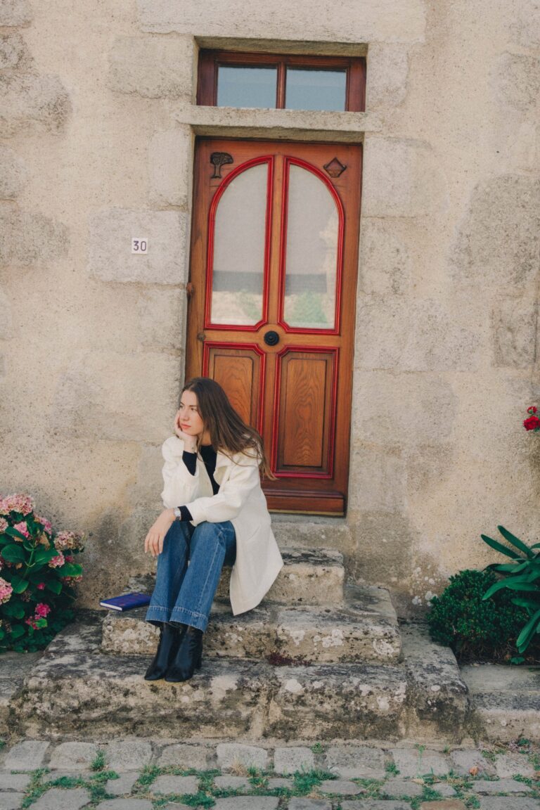 Le Minor - Manteau écru en laine et cachemire pour femme – XL