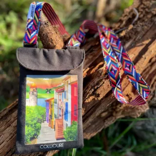 Pochette bandoulière Collioure par la marque Foliove Foliove - Pochette bandoulière Collioure