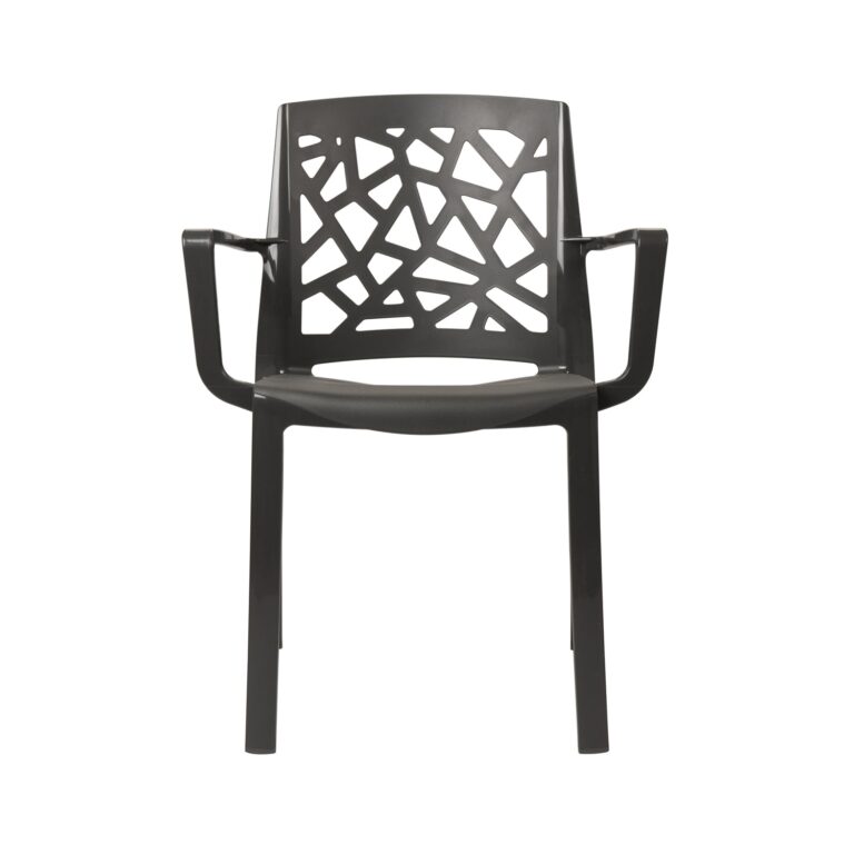 Grosfillex - Fauteuil extérieur résine Stuart – Blanc
