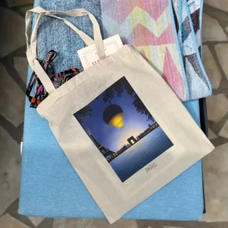 Tote Bag Paris Vasque Olympique par la marque Foliove Foliove - Tote Bag Paris Vasque Olympique