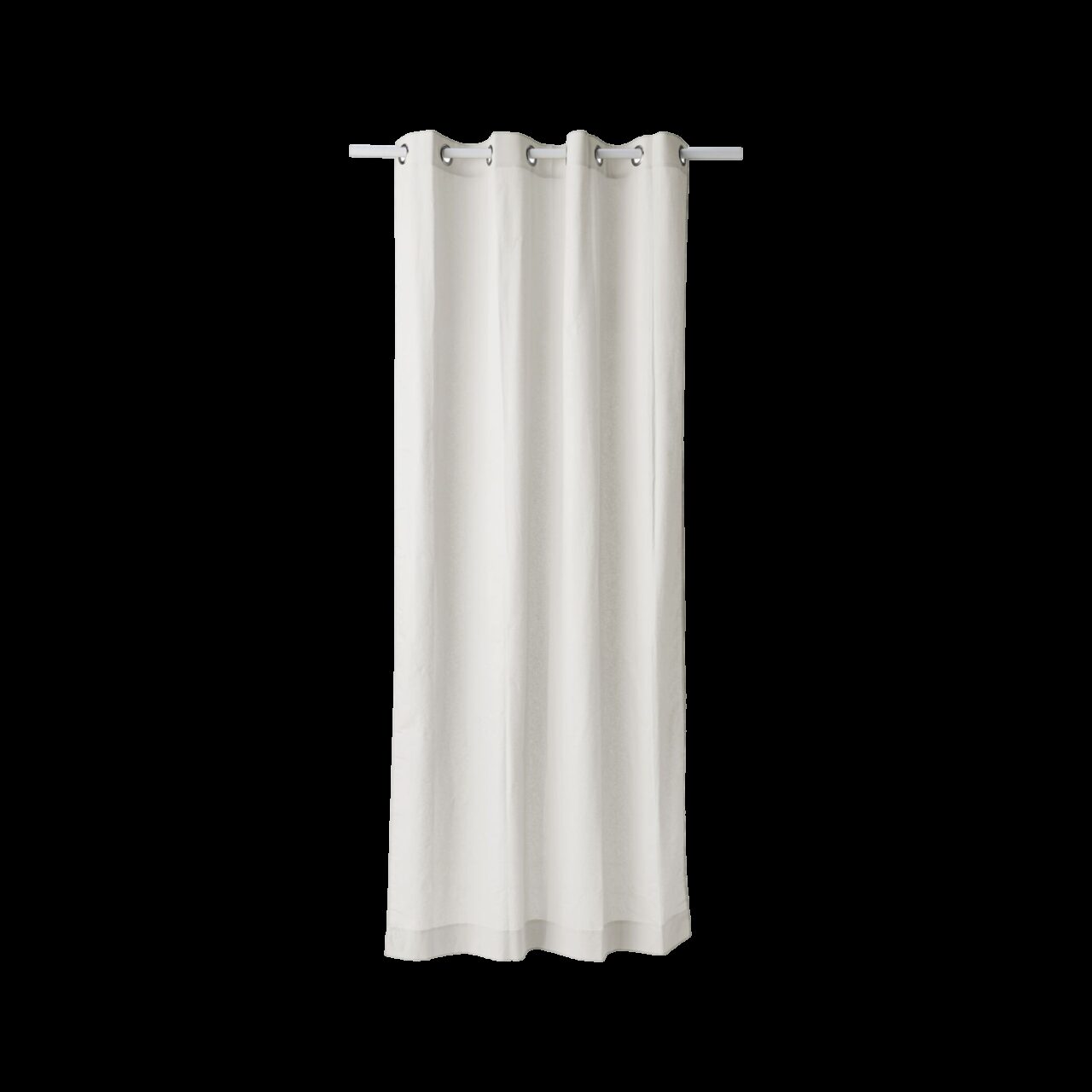 Web JPG 01 de linge de maison rideaux et voilage camif blanc coton lin valentine camif 100373242427 CAMIF SIGNATURE - Rideau coton lin Valentine