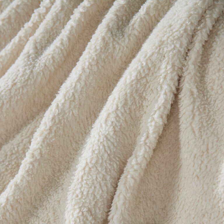 CAMIF SIGNATURE - Plaid sherpa gaze de coton bio Pablo