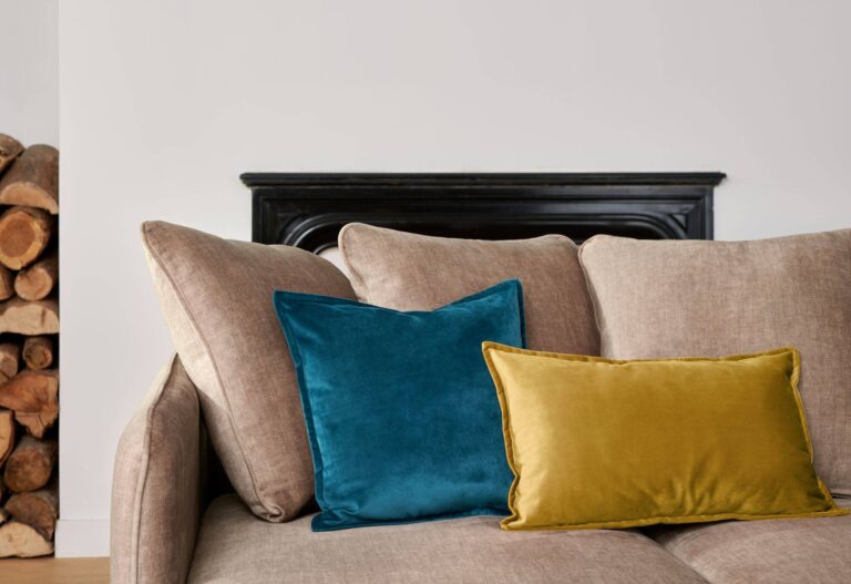 CAMIF SIGNATURE - Canapé d'angle velours Olympe