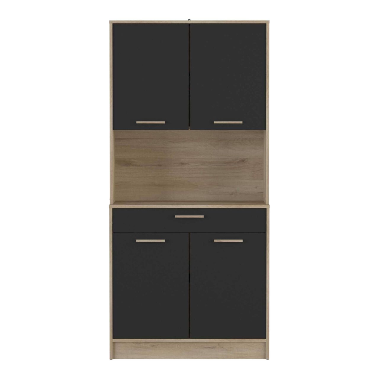 Web JPG 02 de meubles de rangement vitrines et vaisseliers bois clair bois dalia 10035391 ESSENTIELS PAR CAMIF - Meuble de rangement haut Dalia