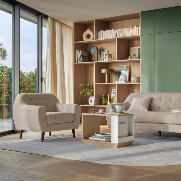 ESSENTIELS PAR CAMIF - Fauteuil tissu Agathe