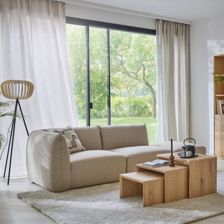 CAMIF SIGNATURE - Pouf pour canapé modulable tissu Pixel