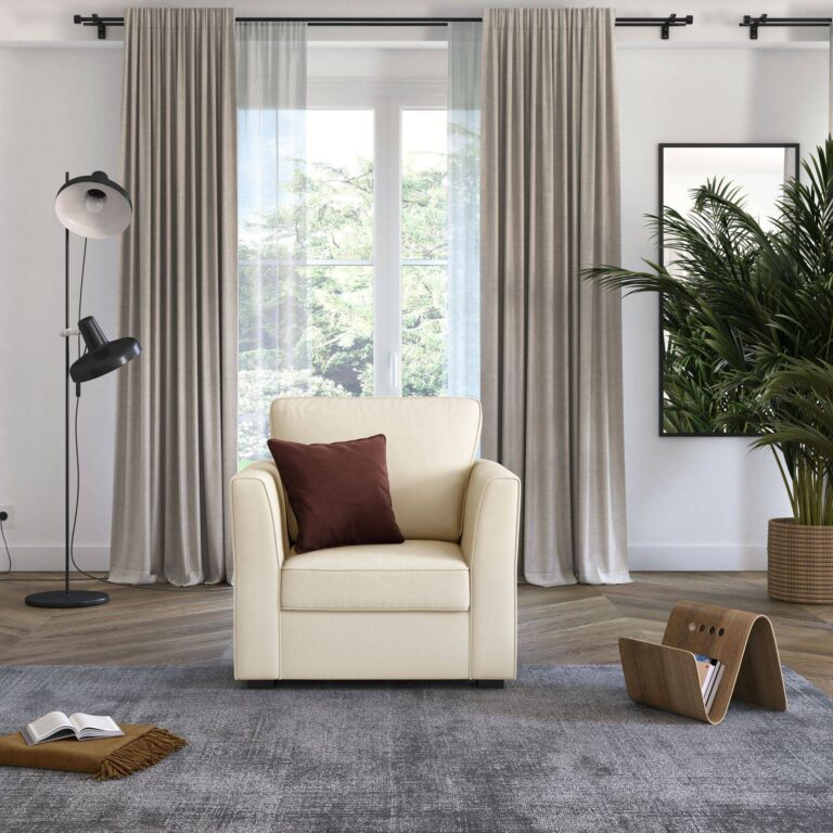 CAMIF SIGNATURE - Fauteuil tissu coton déhoussable Marbella