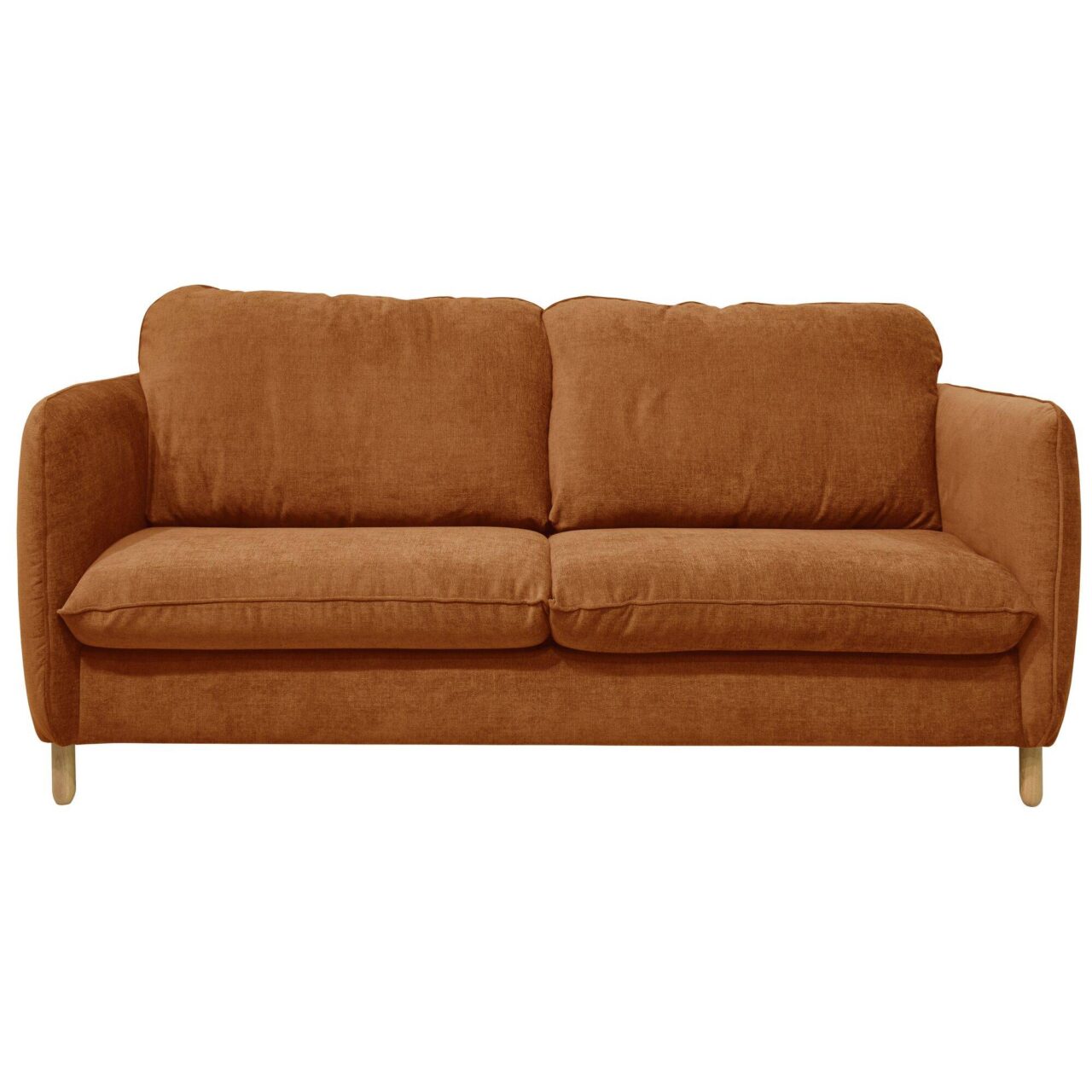 Web JPG 1D CANAPE TISSU 2 4 PLACES JAUNE OCRE POLE POSITION PORTIMO 10032600 ESSENTIELS PAR CAMIF - Canapé tissu chenillé Portimo