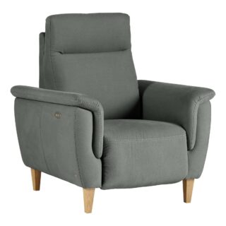 Fauteuil relax électrique coton lin Bergen par la marque Camif Camif - Fauteuil relax électrique coton lin Bergen