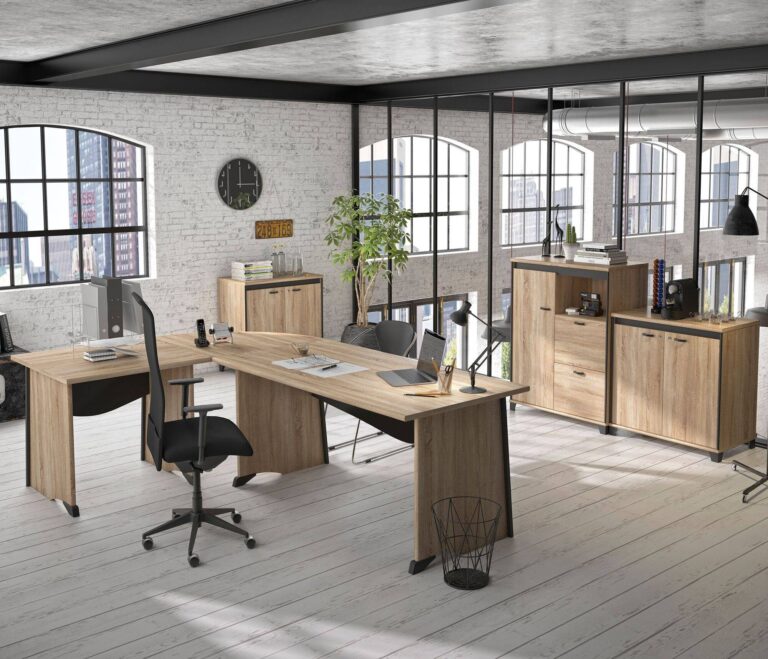 C.PRO PAR CAMIF - Bureau complet Gregory retour 120 cm