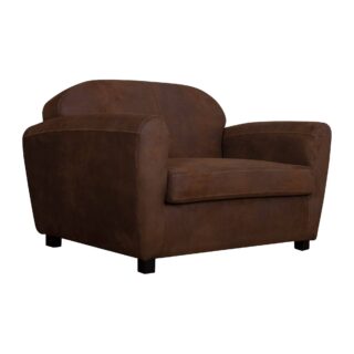 Canapé microfibre aspect cuir vieilli Owen par la marque Camif Camif - Canapé microfibre aspect cuir vieilli Owen