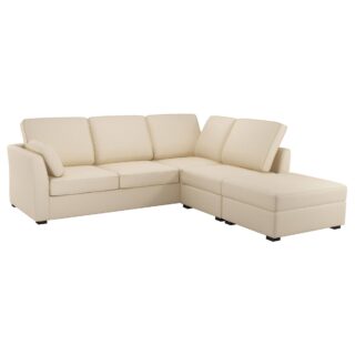 Canapé d’angle réversible tissu coton déhoussable Marbella par la marque Camif Camif - Canapé d’angle réversible tissu coton déhoussable Marbella