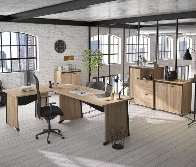 C.PRO PAR CAMIF - Bureau complet Gregory retour 120 cm