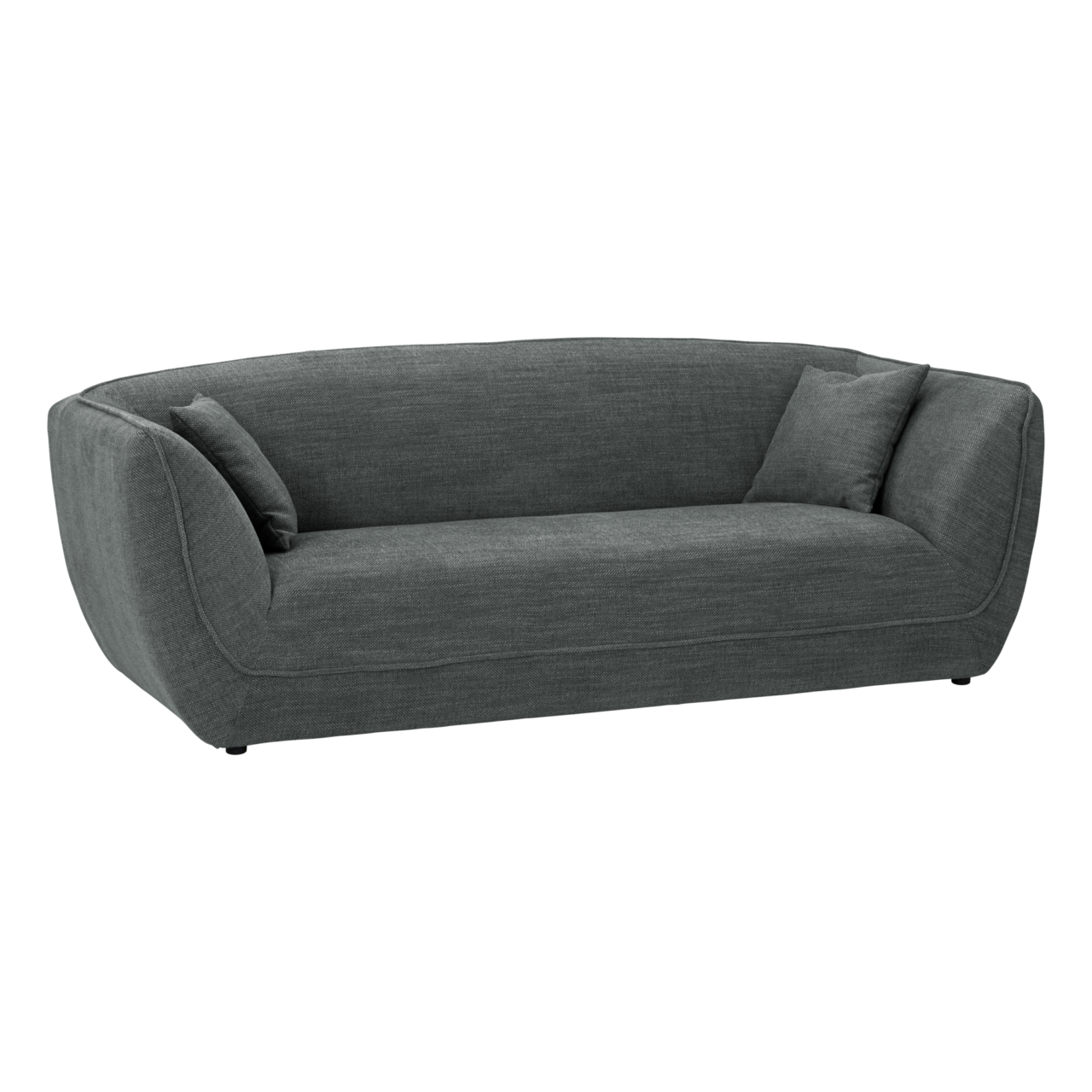 Web PNG 01 de canapes canapes droits 3 places gris polyester phara camif 100372112347 20240123 CAMIF SIGNATURE - Canapé tissu Phara