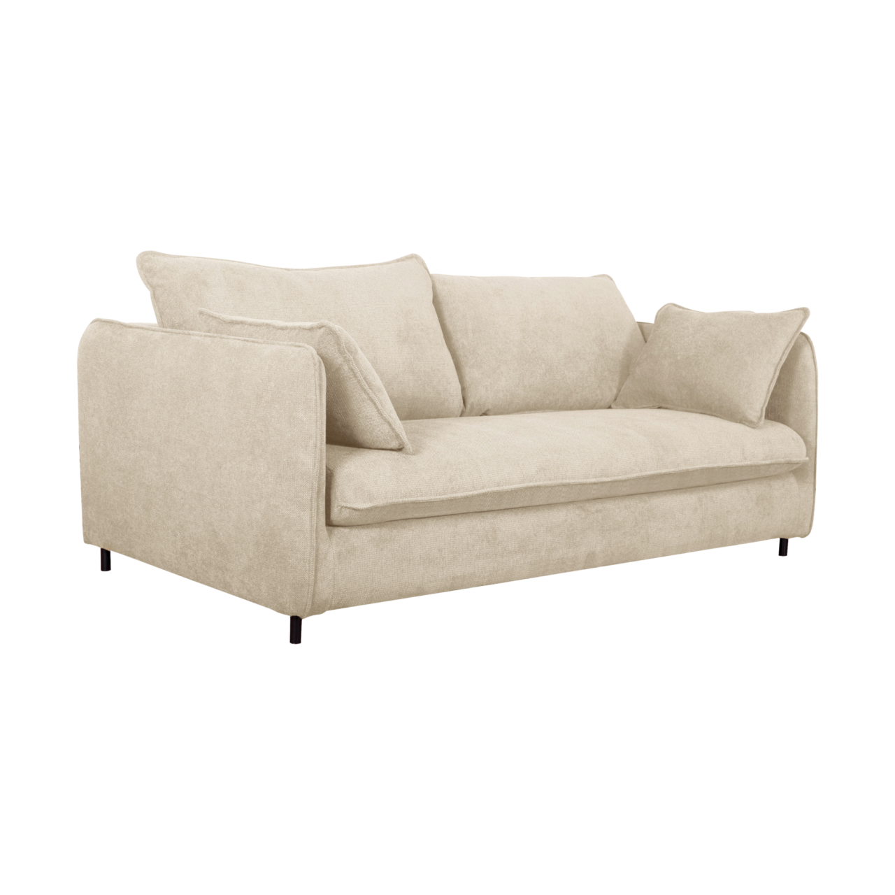 Web PNG 01 de canapes et fauteuils canapes convertibles 3 places n beige tissus oden camif 100378122884 CAMIF SIGNATURE - Canapé convertible tissu Oden