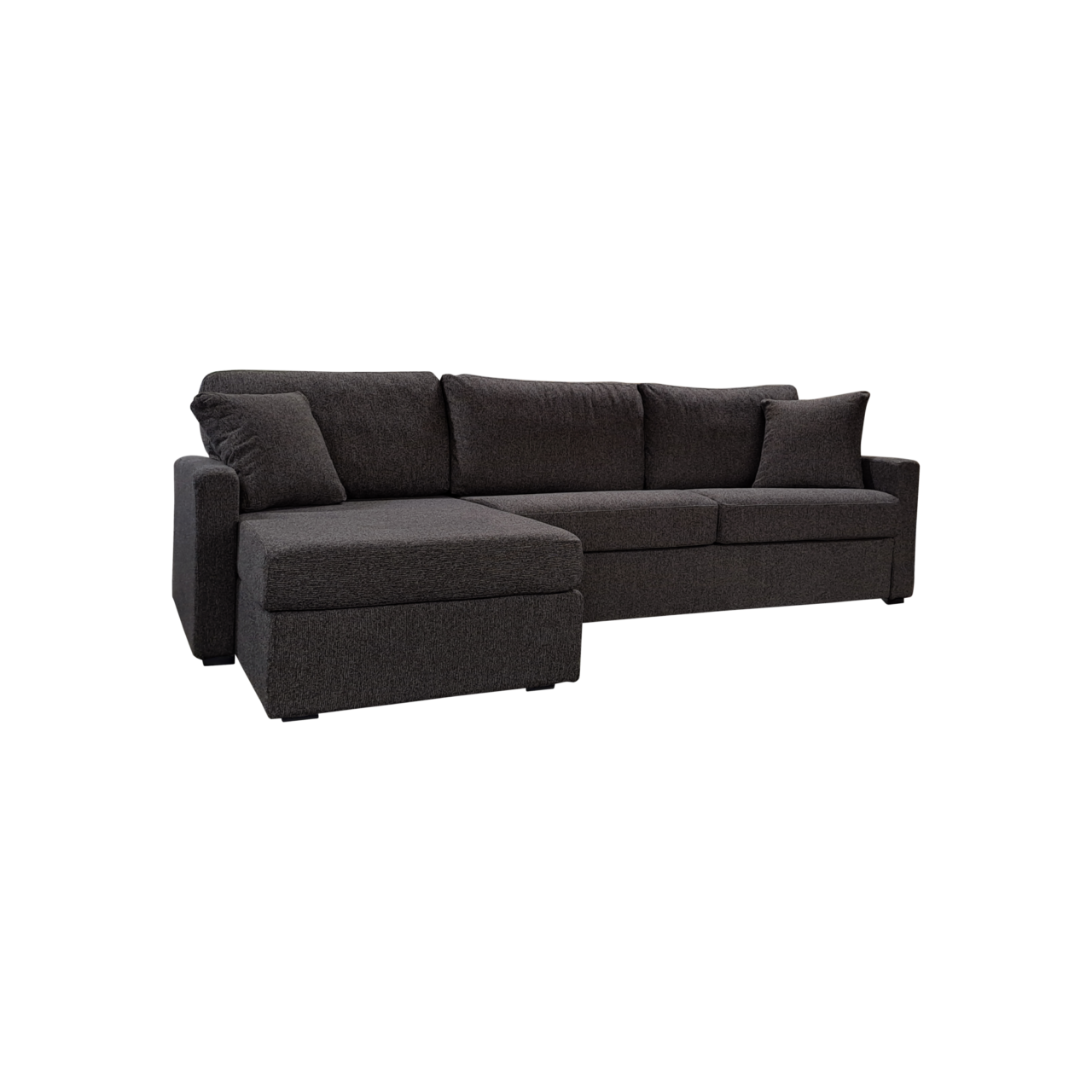 ESSENTIELS PAR CAMIF - Canapé d'angle convertible et réversible tissu déhoussable Oslo