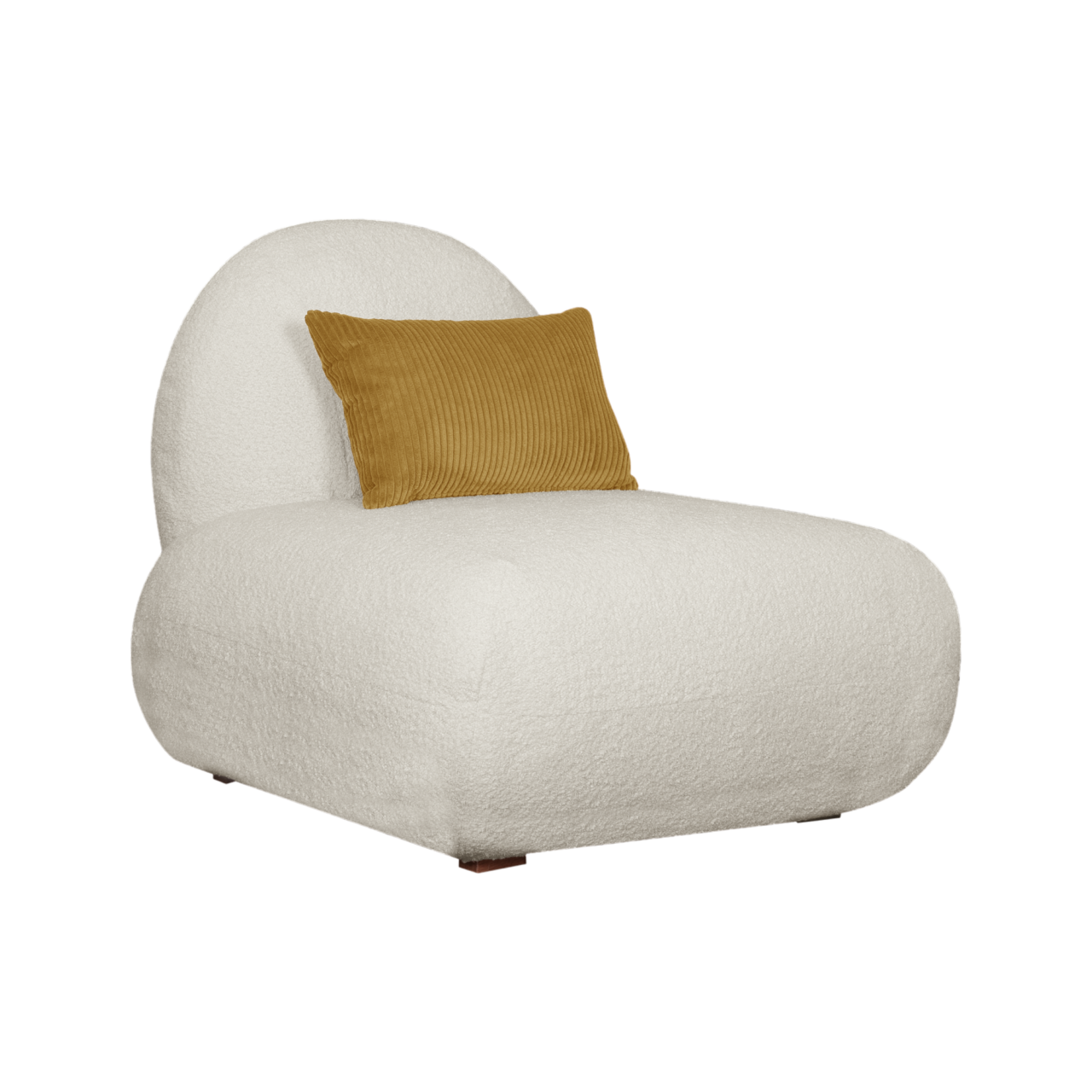 Web PNG 01 de canapes et fauteuils fauteuils niv inf camif edition blanc tissus omega n 100384173289 CAMIF SIGNATURE - Fauteuil bouclette Oméga