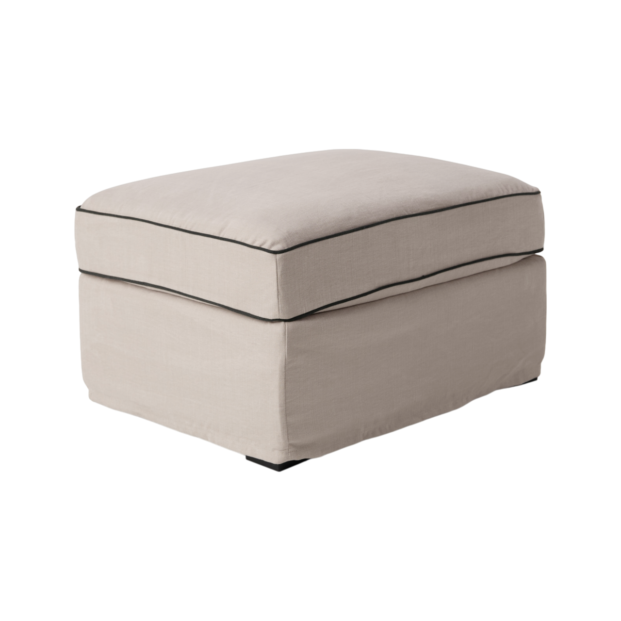 Web PNG 01 de canapes et fauteuils poufs et repose pieds camif beige coton lin margot camif 100388093638 CAMIF SIGNATURE - Pouf coton/lin déhoussable Margot