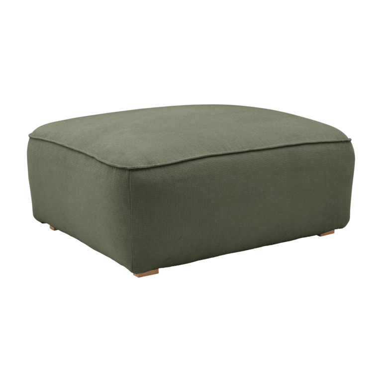 Web PNG 01 de canapes et fauteuils poufs et repose pieds n vert tissus otis camif 100384053274 CAMIF SIGNATURE - Grand pouf tissu Otis