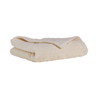 Camif - Plaid sherpa gaze de coton bio Pablo