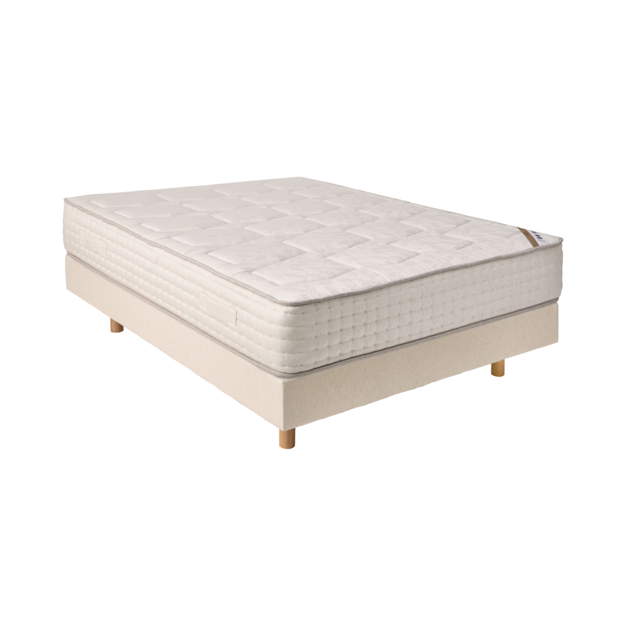 Web PNG 01 de literie ensembles matelas et sommier camif beige coton lin martin camif 100384812934 COSI PAR CAMIF - Ensemble matelas et sommier Martin