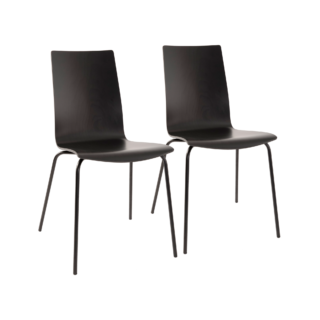 Lot de 2 chaises hêtre teinté Reda par la marque Camif Camif - Lot de 2 chaises hêtre teinté Reda