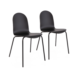 Lot de 2 chaises hêtre teinté Riaz par la marque Camif Camif - Lot de 2 chaises hêtre teinté Riaz